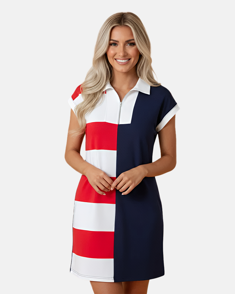 🌷🌷Women's Summer Striped Shift Mini Dress