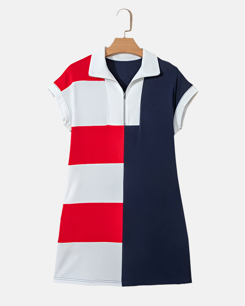 🌷🌷Women's Summer Striped Shift Mini Dress