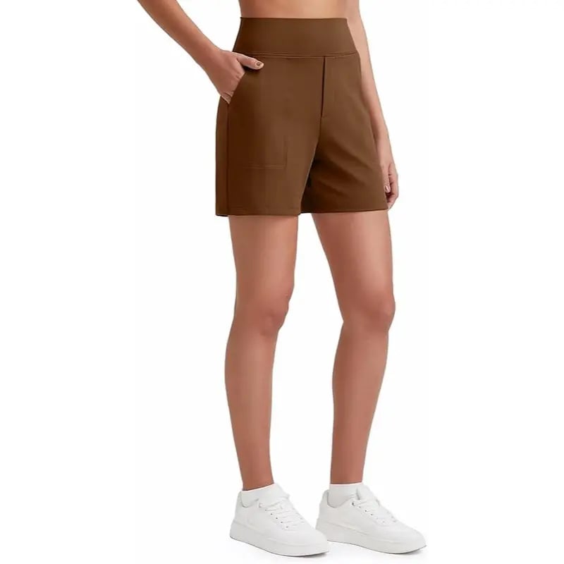 📦📦LAST DAY SAVE 49% ⏰Women's High-Waisted Athletic Bermuda Shorts with Pockets – Running, Yoga, Summer Casual Activewear(Buy 2 Free Shipping)