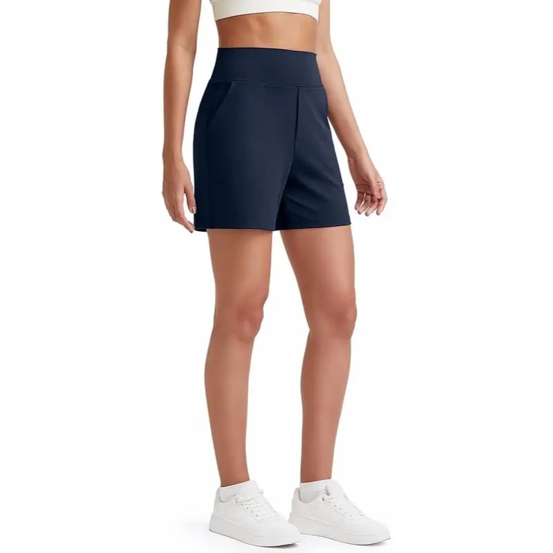 📦📦LAST DAY SAVE 49% ⏰Women's High-Waisted Athletic Bermuda Shorts with Pockets – Running, Yoga, Summer Casual Activewear(Buy 2 Free Shipping)