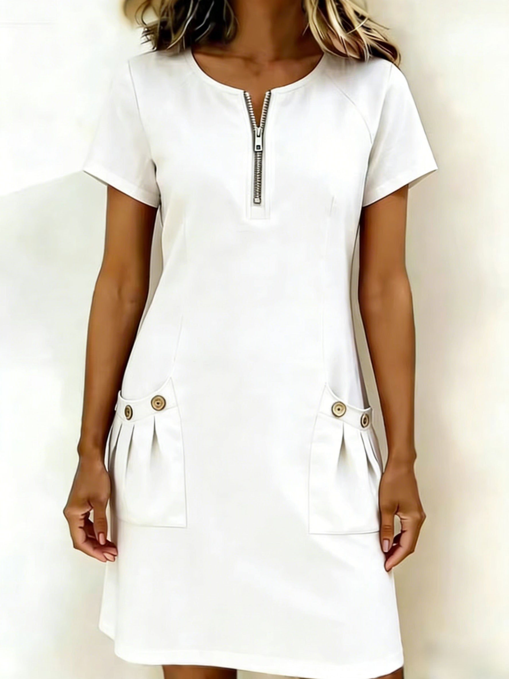 📦📦LAST DAY SAVE 49% ⏰Zipper Pocket Dress
