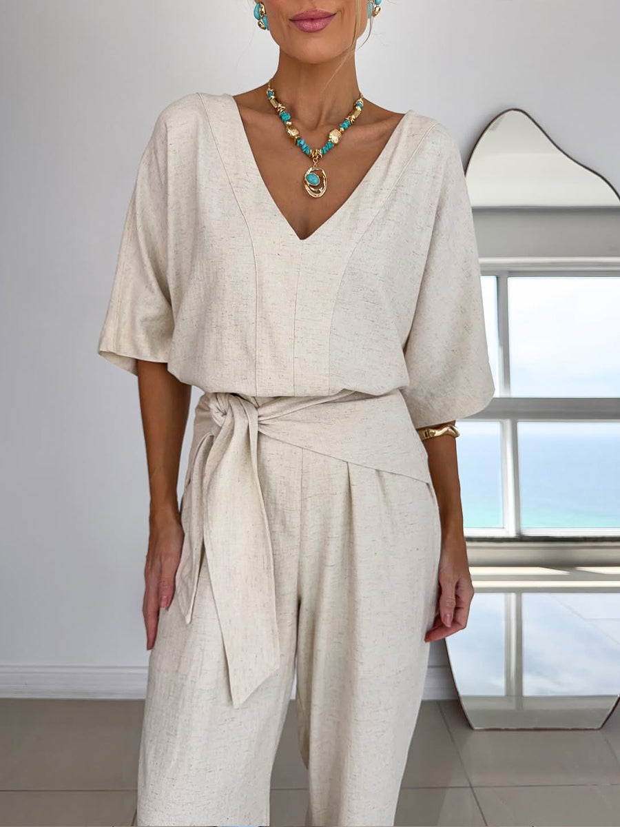💎💎Women's Linen And Cotton Jumpsuit