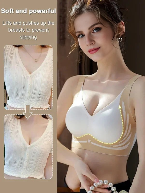 🌷🌷Super gather bra | Wireless Push-up Bra👍No more sagging breasts
