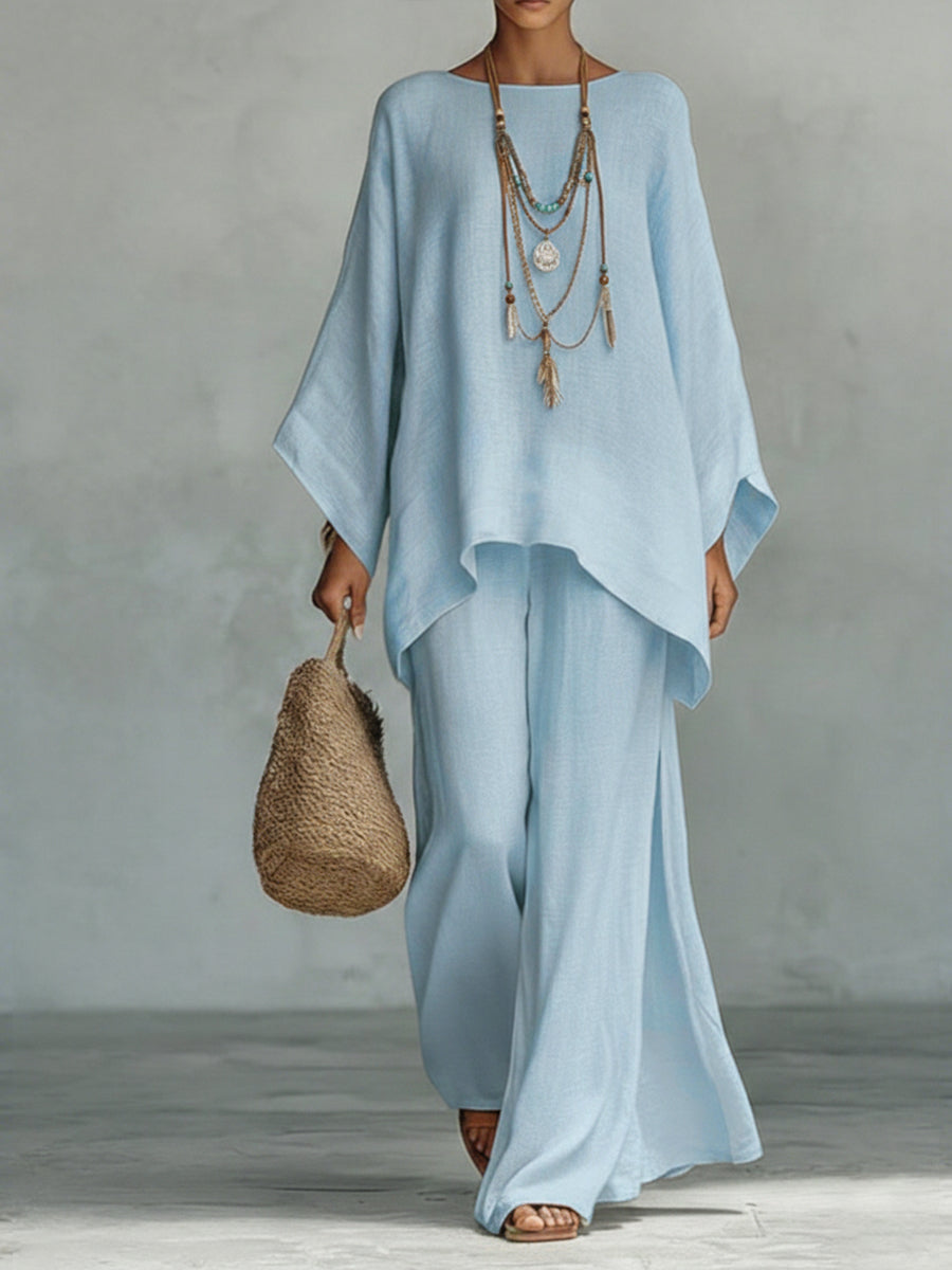 🌞 Cotton Linen Set | Effortless Loose Fit
