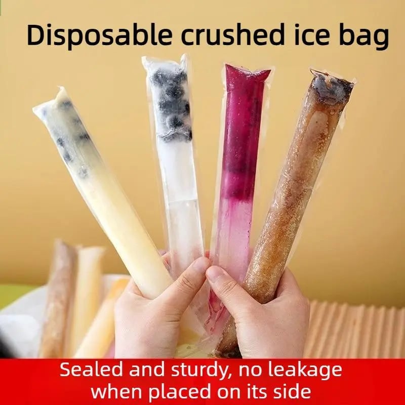 🍧100 PCS Food-grade disposable popsicle bags🧊