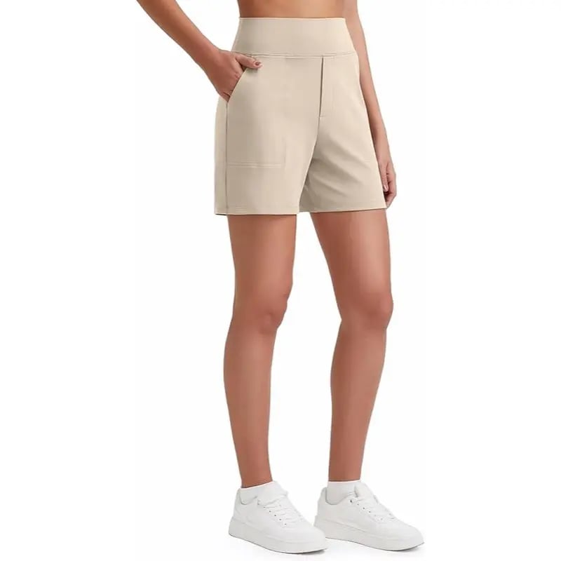 📦📦LAST DAY SAVE 49% ⏰Women's High-Waisted Athletic Bermuda Shorts with Pockets – Running, Yoga, Summer Casual Activewear(Buy 2 Free Shipping)