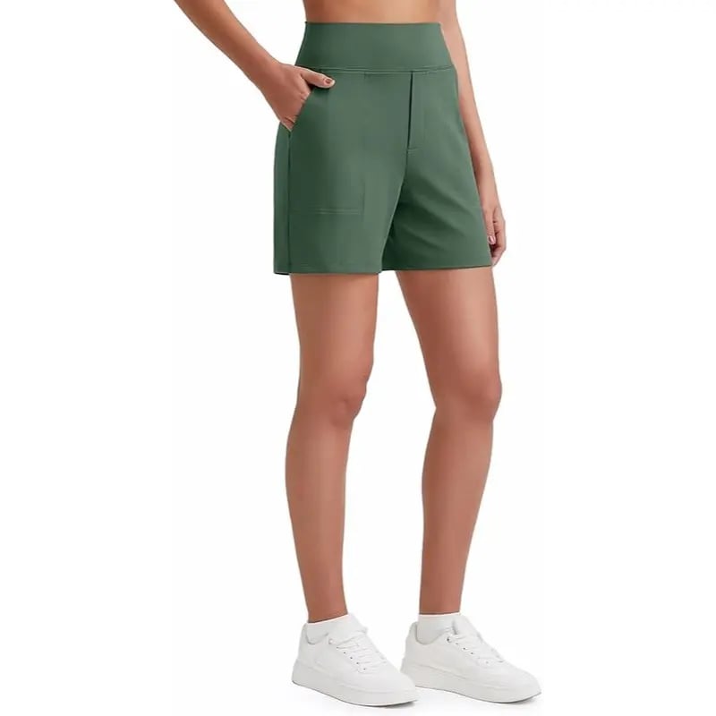 📦📦LAST DAY SAVE 49% ⏰Women's High-Waisted Athletic Bermuda Shorts with Pockets – Running, Yoga, Summer Casual Activewear(Buy 2 Free Shipping)