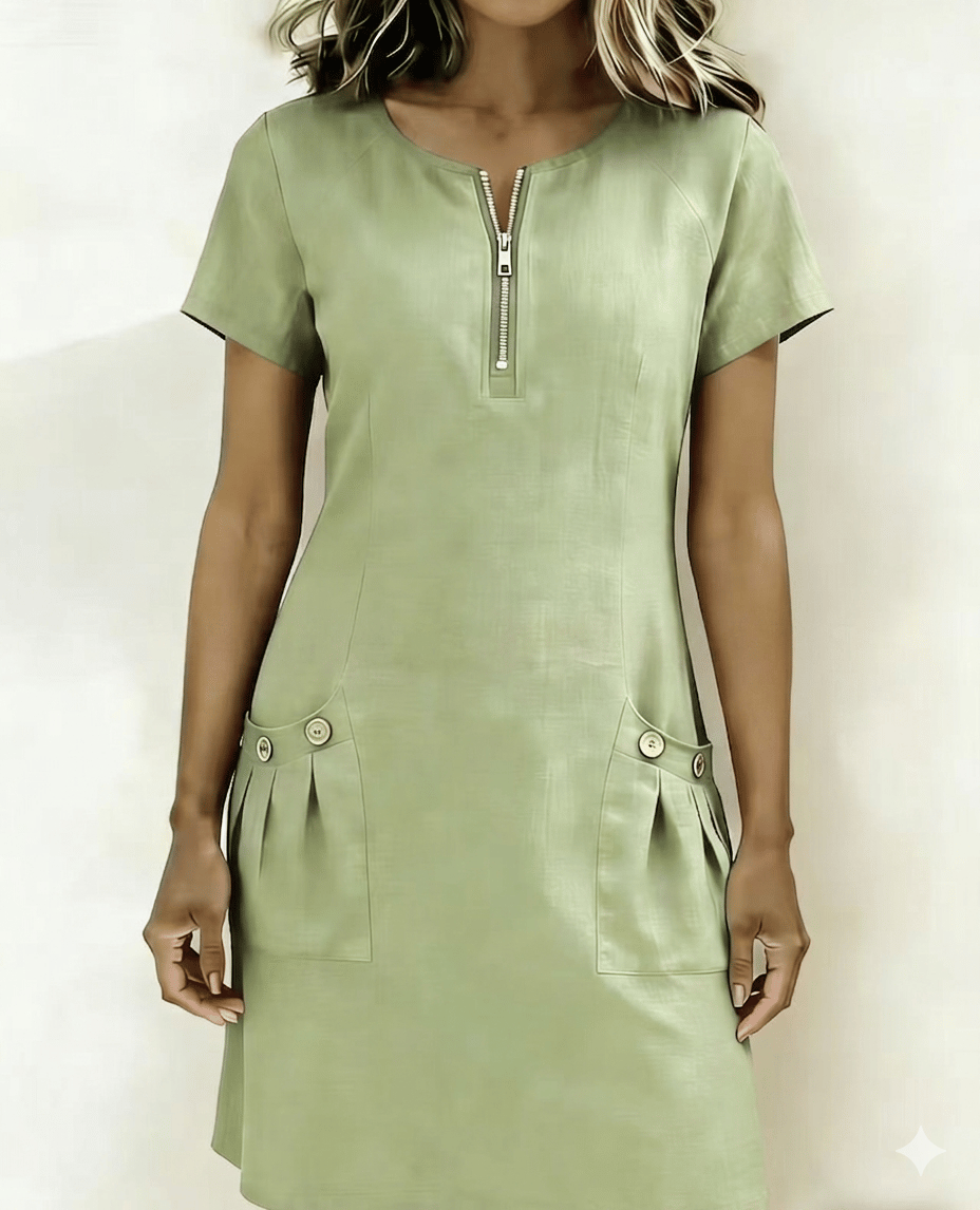 📦📦LAST DAY SAVE 49% ⏰Zipper Pocket Dress