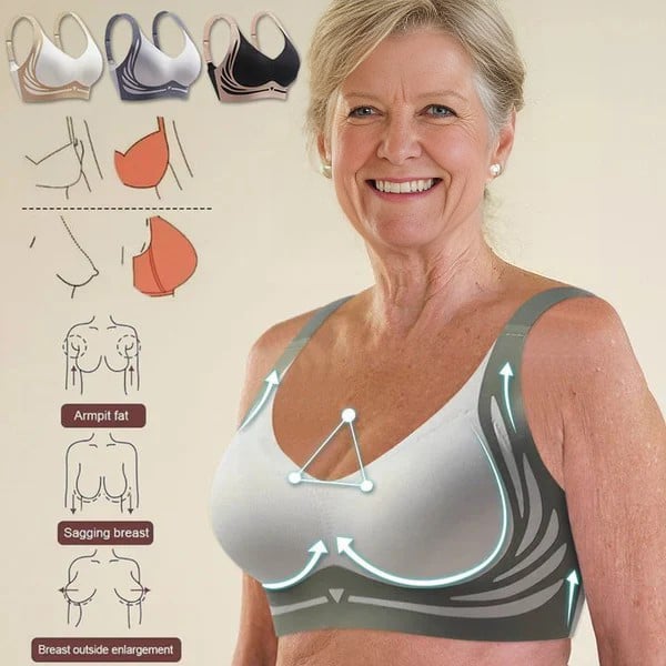 🌷🌷Super gather bra | Wireless Push-up Bra👍No more sagging breasts