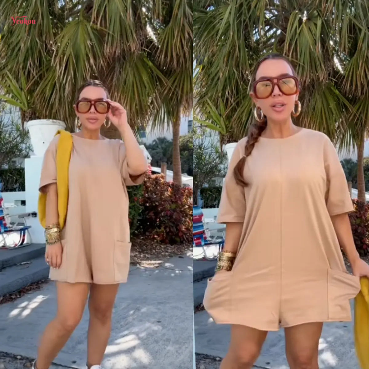 🌷🌷Women’s Oversized Jumpsuit 🔥 Workout Romper