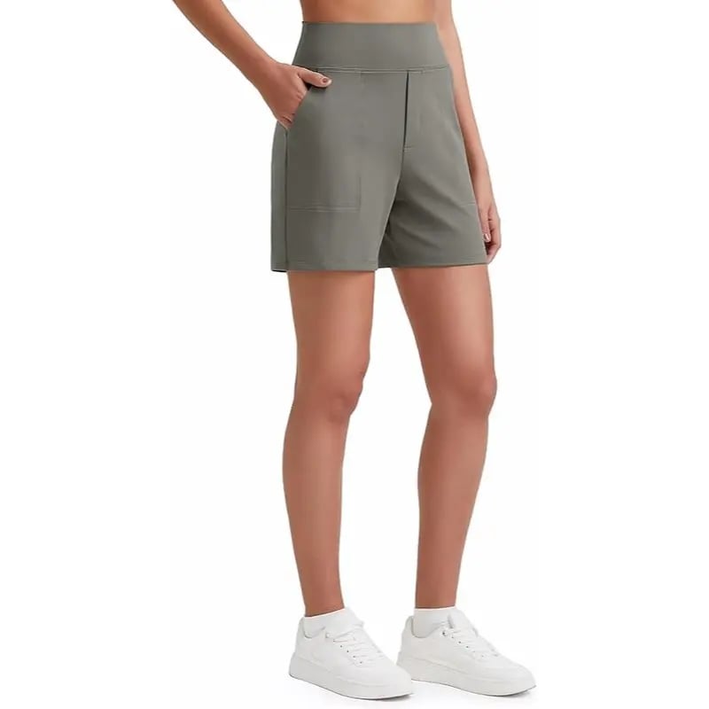 📦📦LAST DAY SAVE 49% ⏰Women's High-Waisted Athletic Bermuda Shorts with Pockets – Running, Yoga, Summer Casual Activewear(Buy 2 Free Shipping)