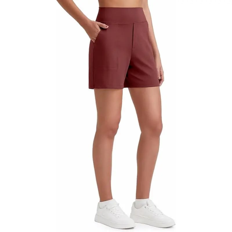 📦📦LAST DAY SAVE 49% ⏰Women's High-Waisted Athletic Bermuda Shorts with Pockets – Running, Yoga, Summer Casual Activewear(Buy 2 Free Shipping)