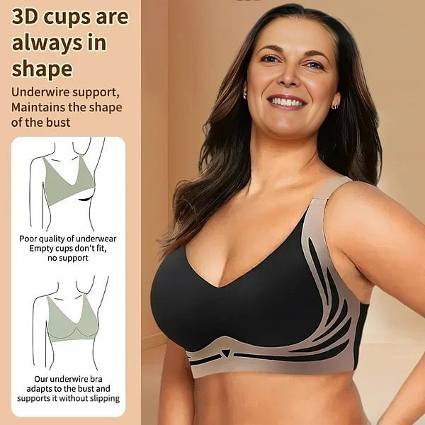 🌷🌷Super gather bra | Wireless Push-up Bra👍No more sagging breasts