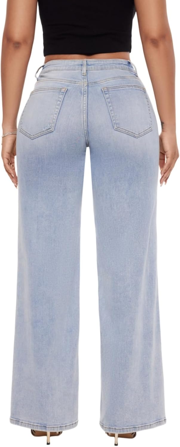 ✨✨Mid-Low Rise Baggy Jeans Wide Leg for Women