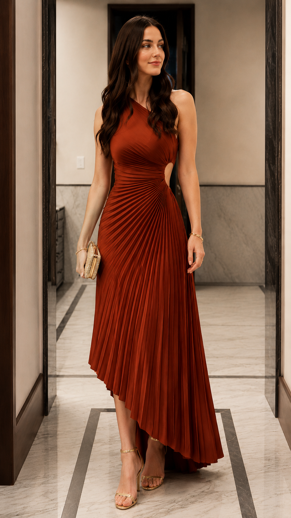 📦📦LAST DAY SAVE 49% ⏰Aurora Pleated Dress