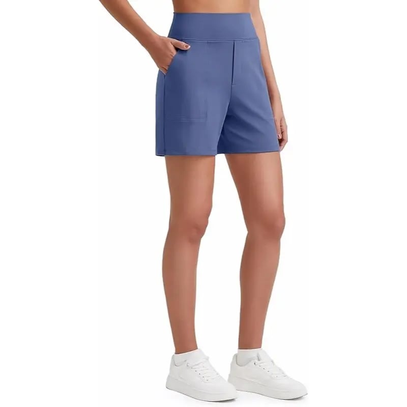 📦📦LAST DAY SAVE 49% ⏰Women's High-Waisted Athletic Bermuda Shorts with Pockets – Running, Yoga, Summer Casual Activewear(Buy 2 Free Shipping)