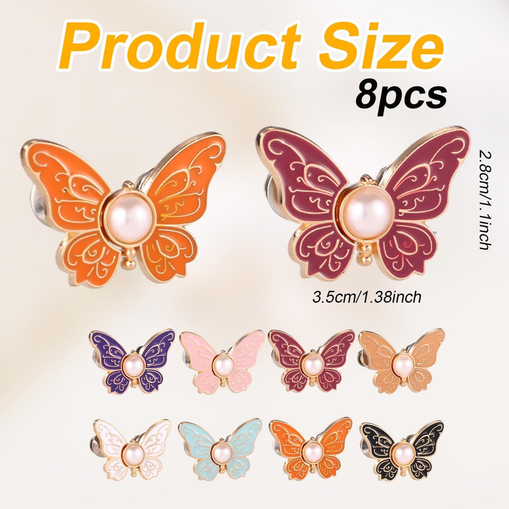 🌷🔥8Pcs Butterfly Pants Waist Tightener