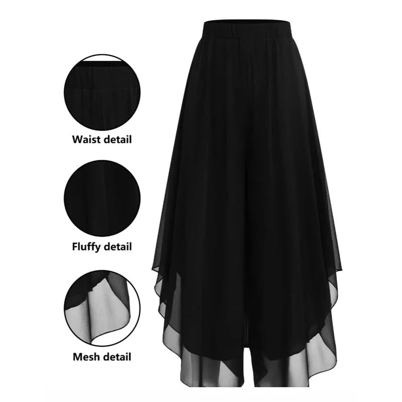 📦📦LAST DAY SAVE 49% ⏰Women's Asymmetrical Chiffon Wide-Leg Pants