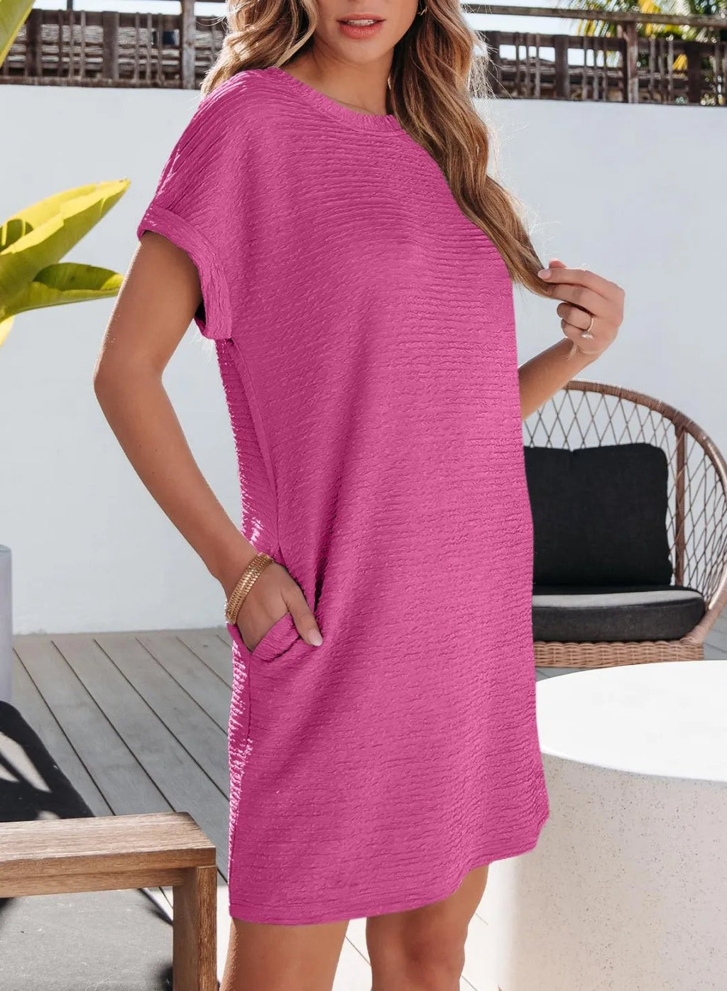 🎉🎉2026 New Women's Lightweight Summer Short Sleeve Dress with Pockets