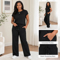 ☀️👗 Women’s 2-Piece Summer Set – Casual Travel & Lounge
