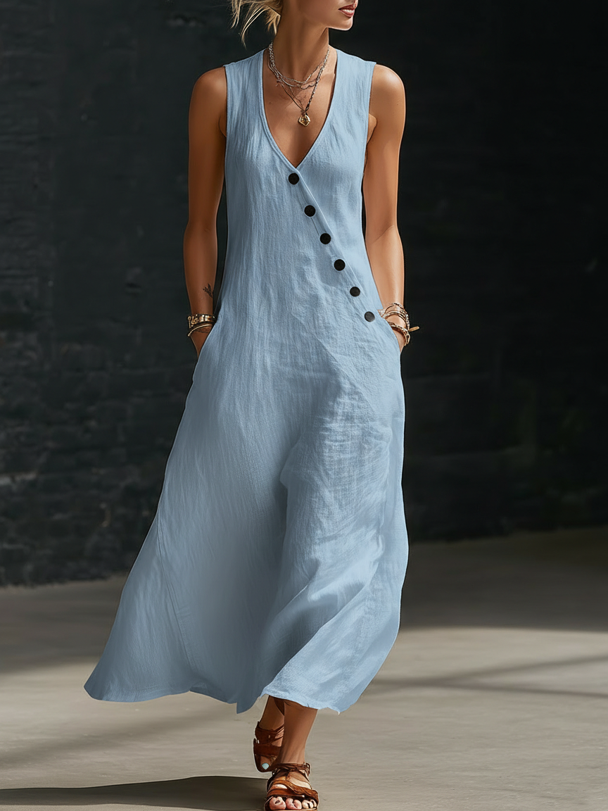 ✨✨Minimalist And Cozy Button-up Dress