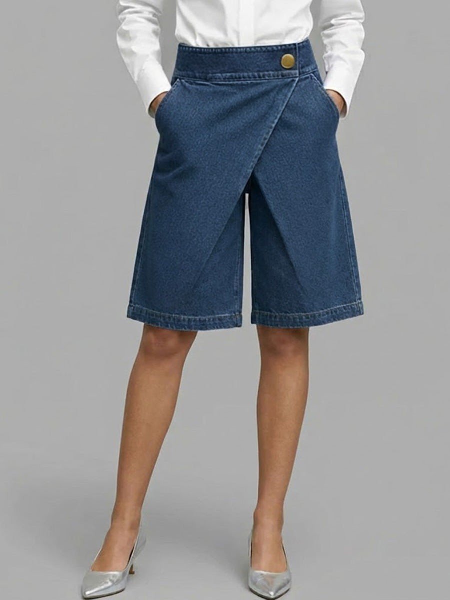 ✨✨Women's High-waisted Casual Loose Denim Shorts