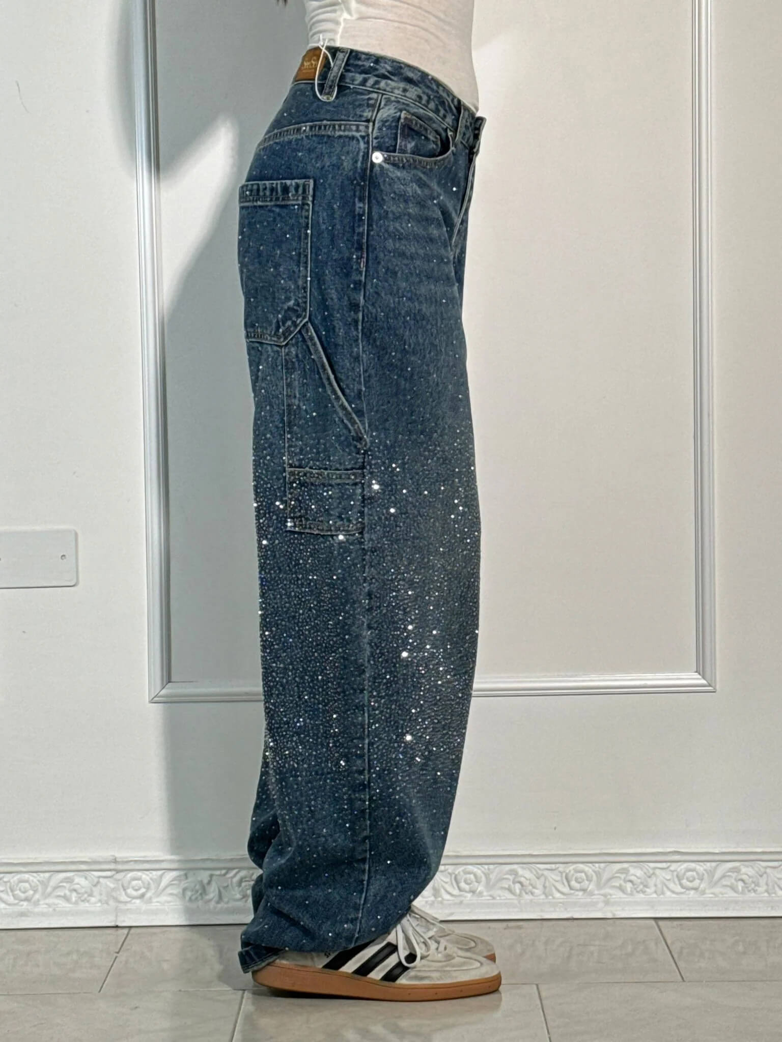 ✨ Free Shipping✨Balloon Carpenter Shine Denim Jeans