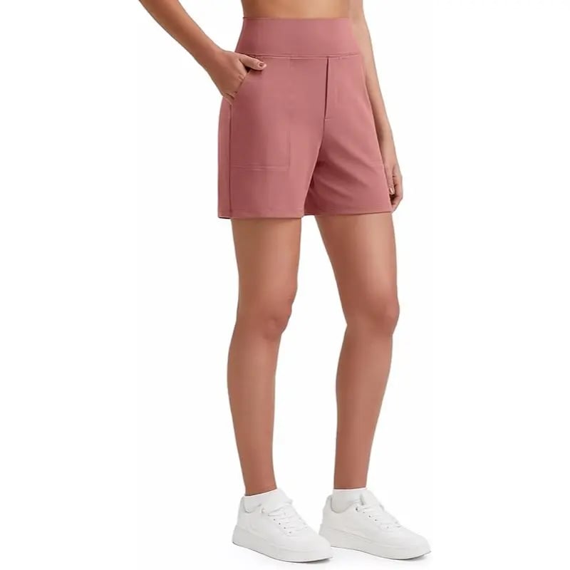 📦📦LAST DAY SAVE 49% ⏰Women's High-Waisted Athletic Bermuda Shorts with Pockets – Running, Yoga, Summer Casual Activewear(Buy 2 Free Shipping)