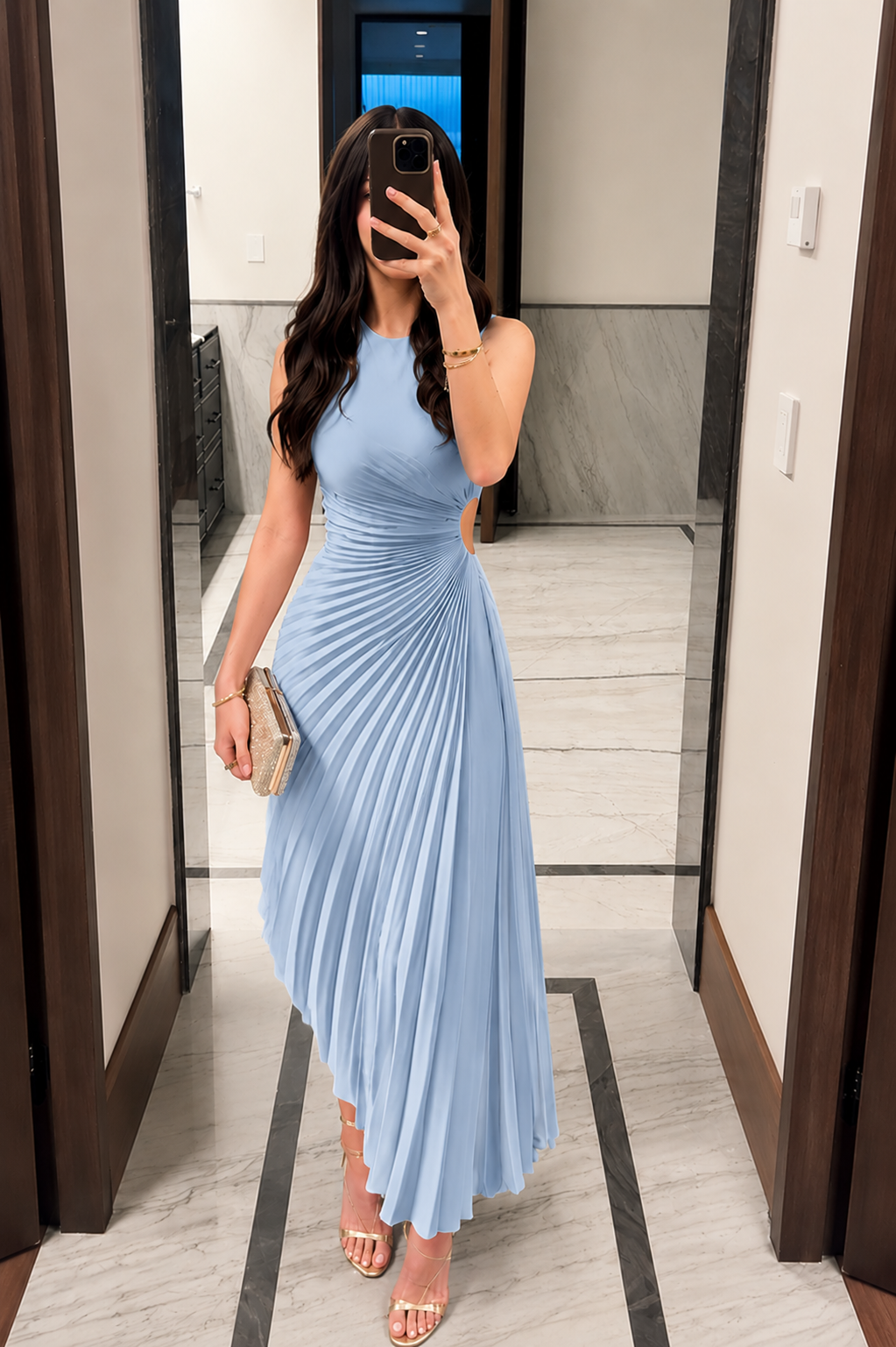 📦📦LAST DAY SAVE 49% ⏰Aurora Pleated Dress
