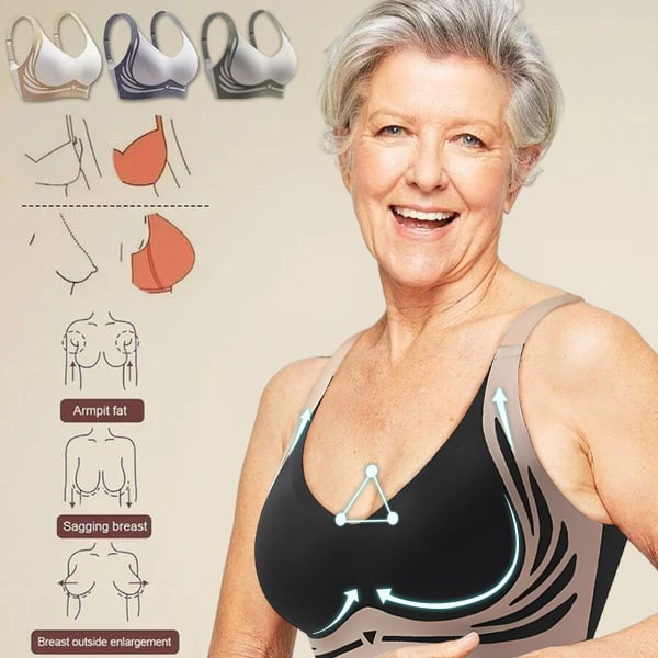 🌷🌷Super gather bra | Wireless Push-up Bra👍No more sagging breasts