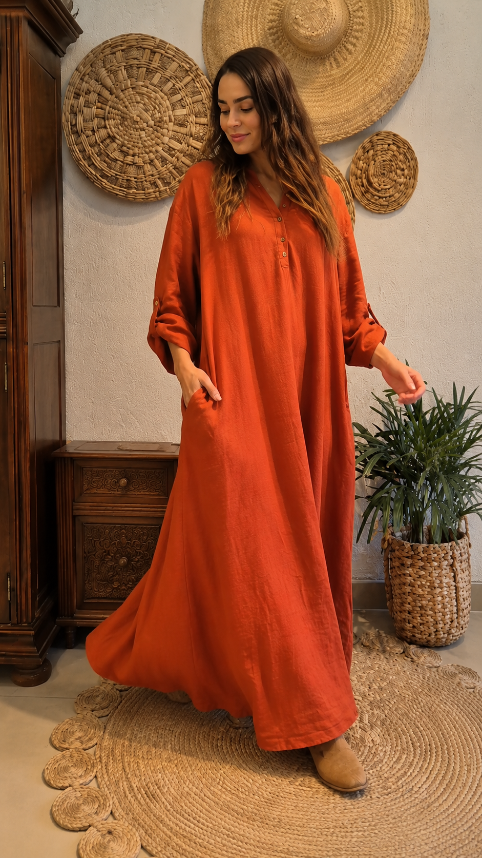 📦📦LAST DAY SAVE 49% ⏰Lounge Flow Maxi Dress