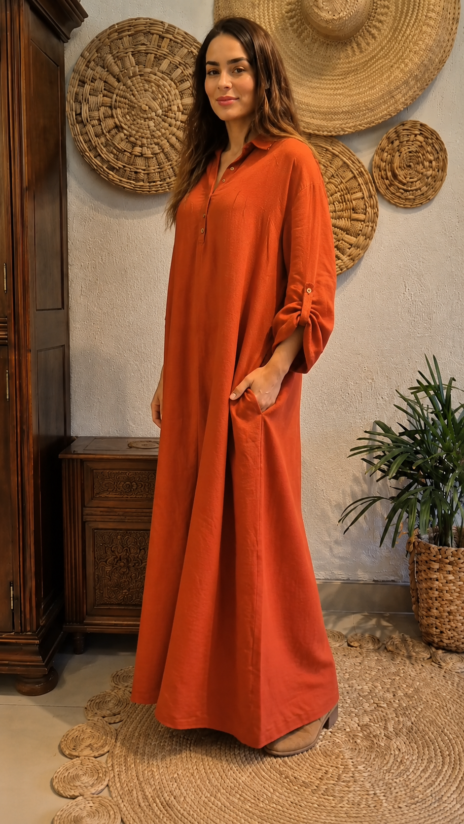 📦📦LAST DAY SAVE 49% ⏰Lounge Flow Maxi Dress