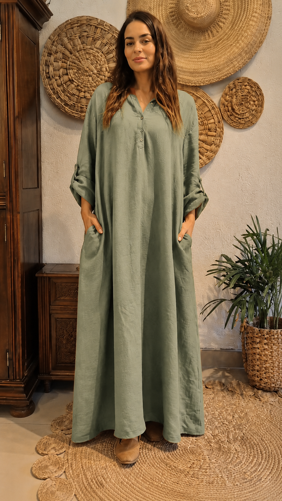 📦📦LAST DAY SAVE 49% ⏰Lounge Flow Maxi Dress