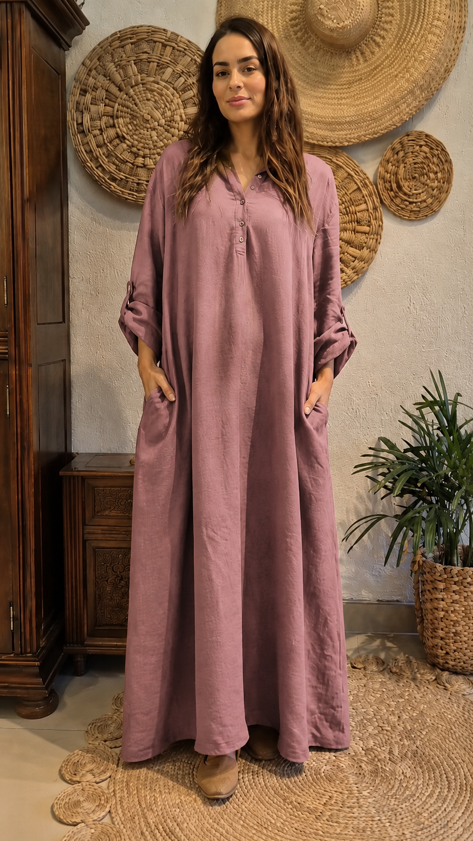 📦📦LAST DAY SAVE 49% ⏰Lounge Flow Maxi Dress