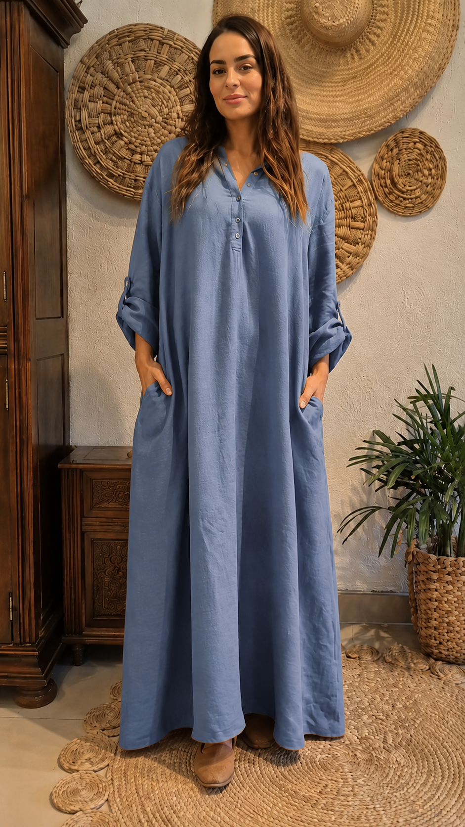 📦📦LAST DAY SAVE 49% ⏰Lounge Flow Maxi Dress