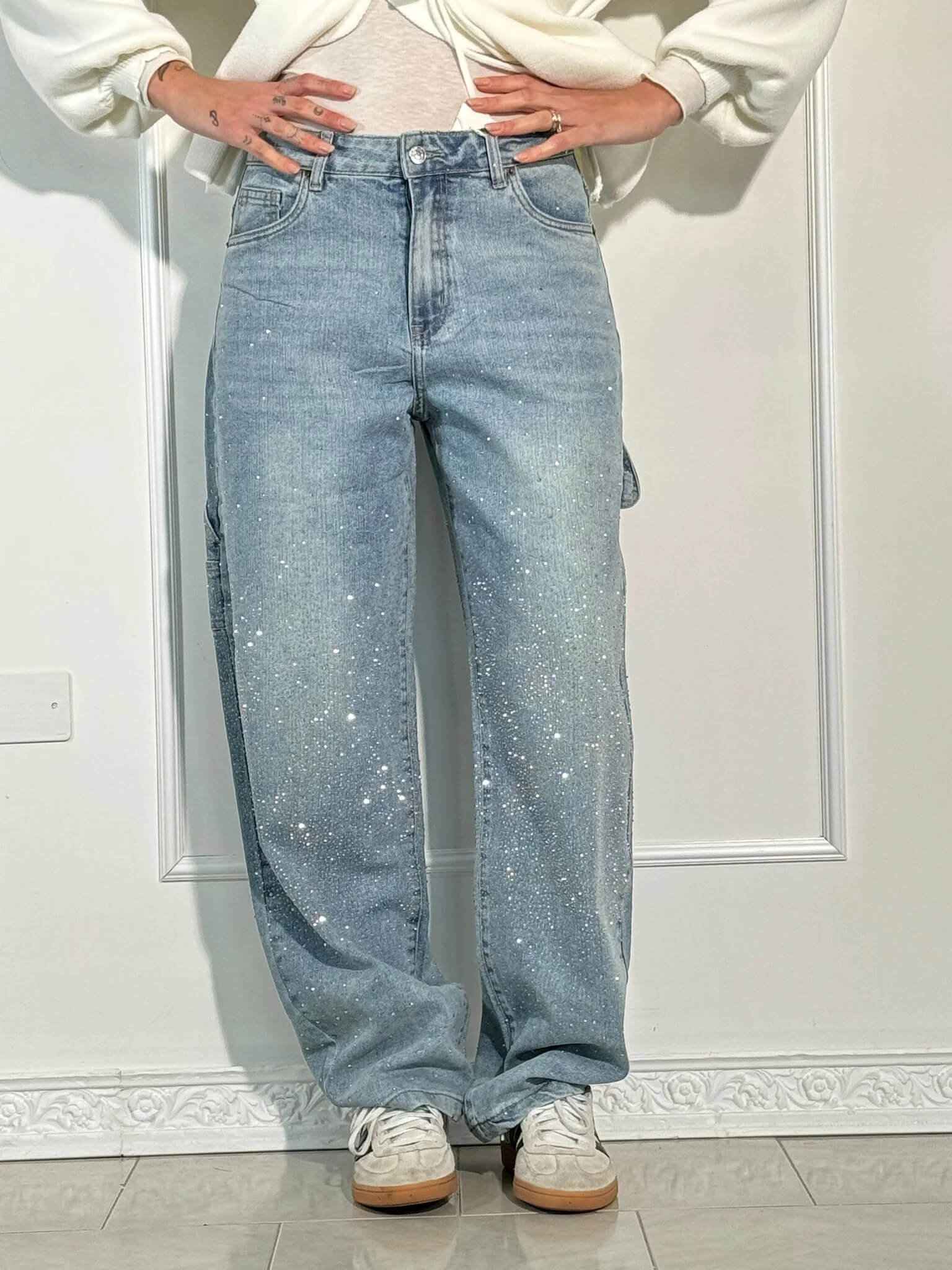 ✨ Free Shipping✨Balloon Carpenter Shine Denim Jeans