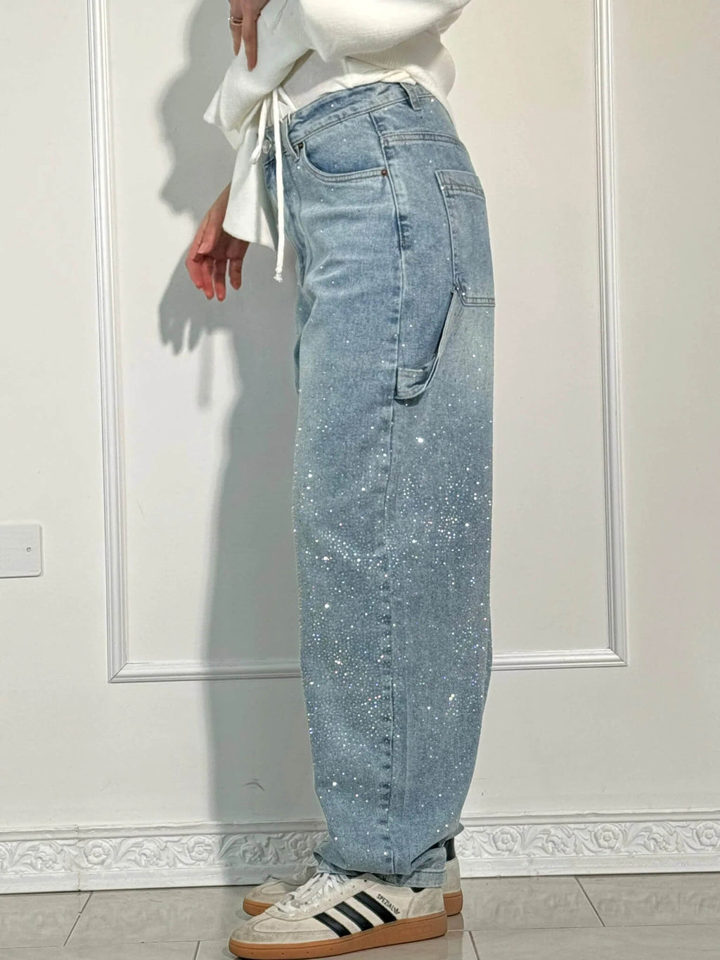 ✨ Free Shipping✨Balloon Carpenter Shine Denim Jeans