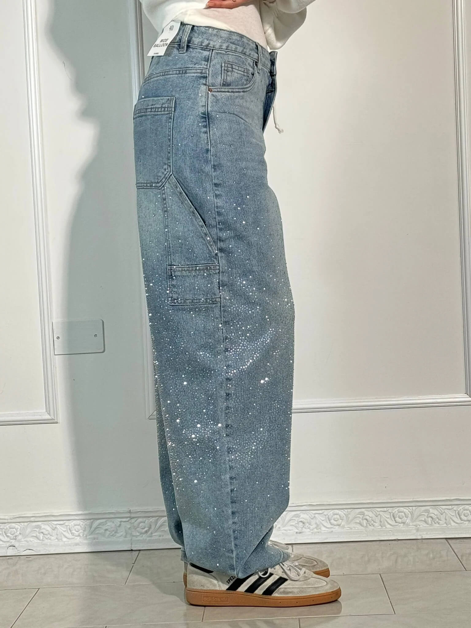 ✨ Free Shipping✨Balloon Carpenter Shine Denim Jeans