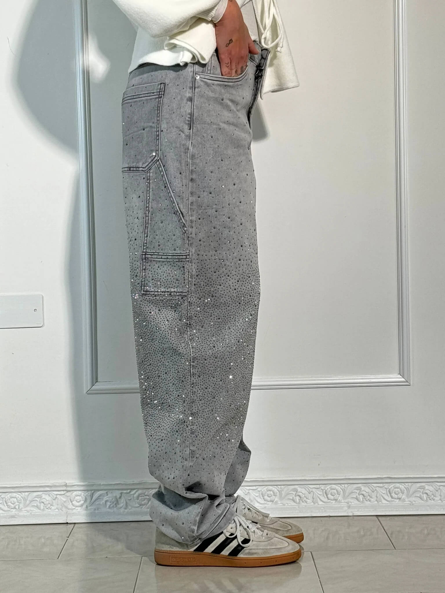 ✨ Free Shipping✨Balloon Carpenter Shine Denim Jeans