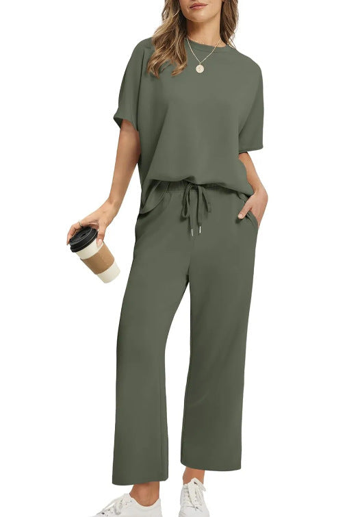💝💝Last Day 50% OFF🔥🔥 Women's Summer Leisure Beach Suit Two Piece Set(Buy 2 Free Shipping)