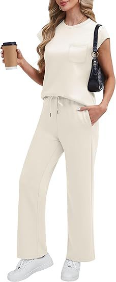 ☀️👗 Women’s 2-Piece Summer Set – Casual Travel & Lounge