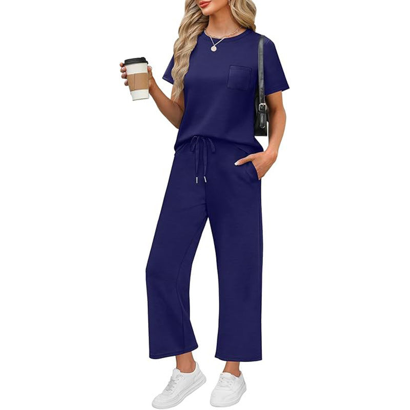 ☀️👗 Women’s 2-Piece Summer Set – Casual Travel & Lounge