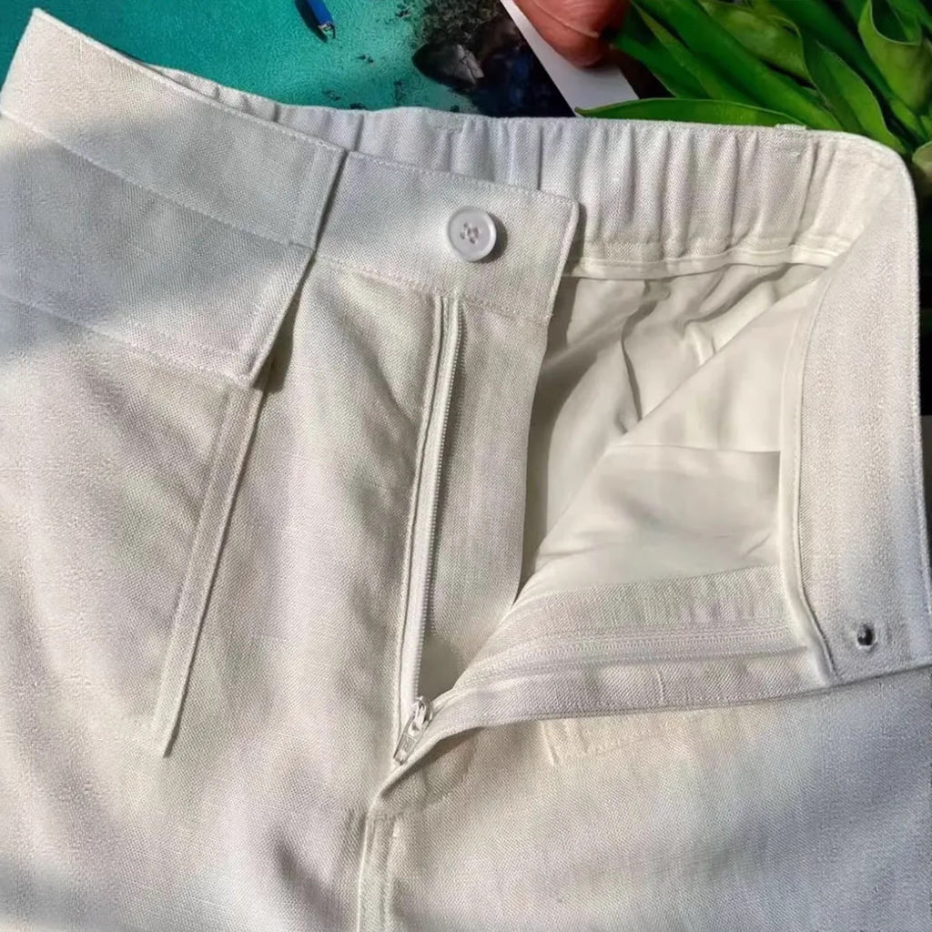 🌿 Women’s Green Tencel Linen Pants – Summer Casual Wide-Leg 2026 👖✨