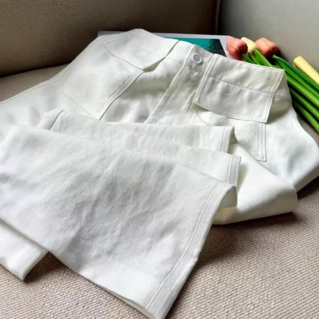 🌿 Women’s Green Tencel Linen Pants – Summer Casual Wide-Leg 2026 👖✨
