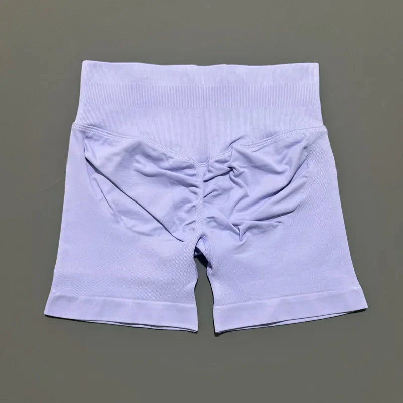 🌷🌷Women's Impact Low Waist Seamless Yoga Scrunch Bum Gym Shorts Workout Biker Short Stretch Fitness Shorts