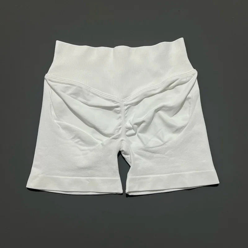 🌷🌷Women's Impact Low Waist Seamless Yoga Scrunch Bum Gym Shorts Workout Biker Short Stretch Fitness Shorts