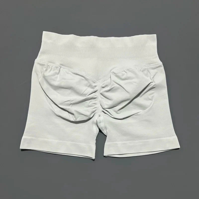 🌷🌷Women's Impact Low Waist Seamless Yoga Scrunch Bum Gym Shorts Workout Biker Short Stretch Fitness Shorts