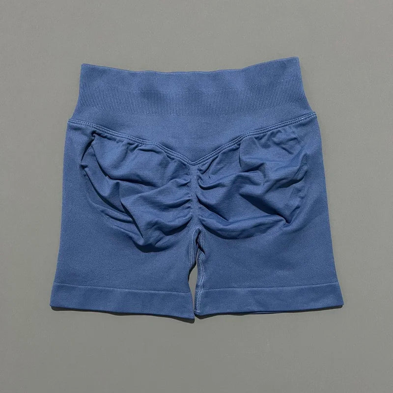 🌷🌷Women's Impact Low Waist Seamless Yoga Scrunch Bum Gym Shorts Workout Biker Short Stretch Fitness Shorts