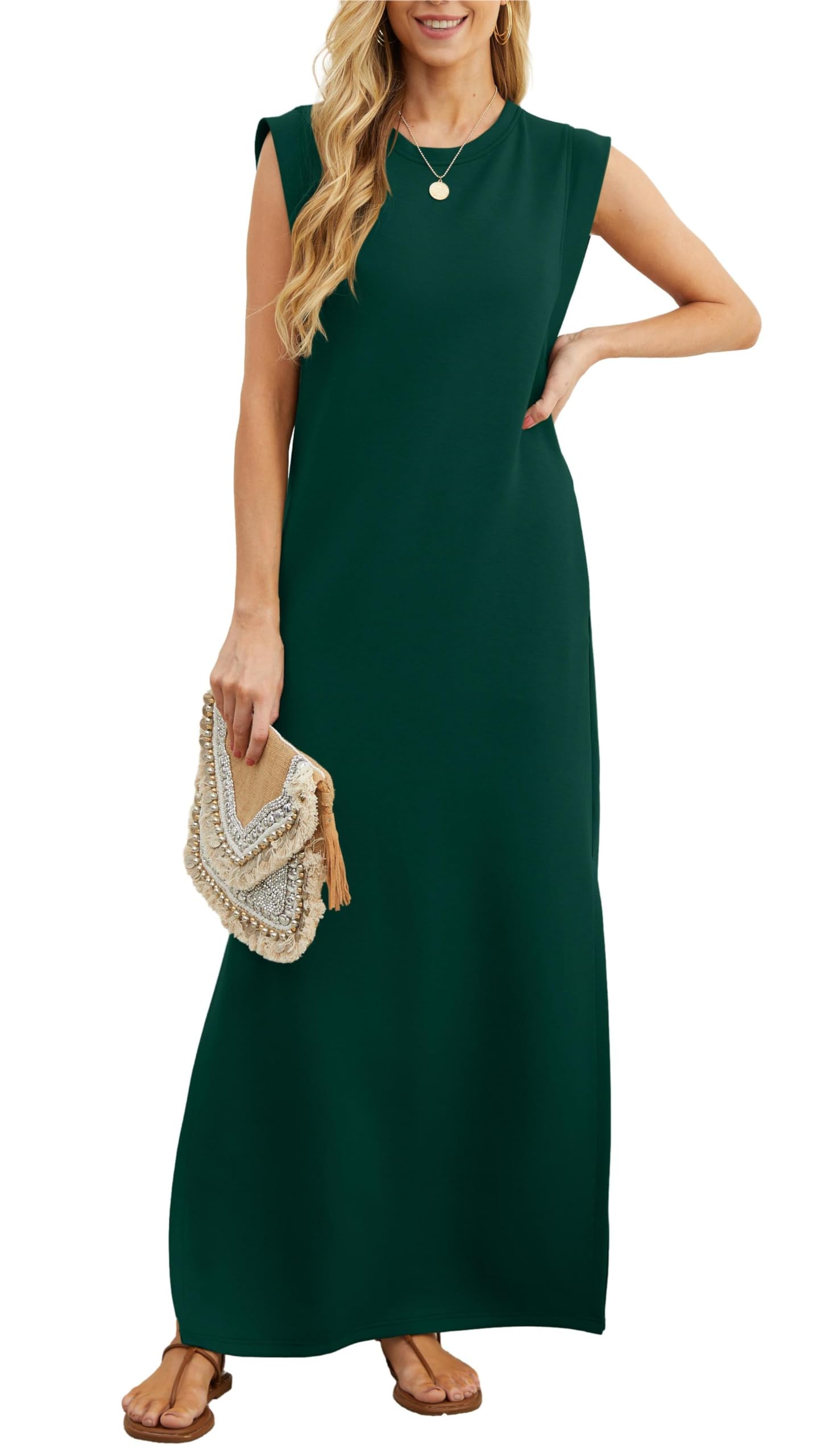 ✨✨Women's Casual Loose Split Wrinkle-Free Dress