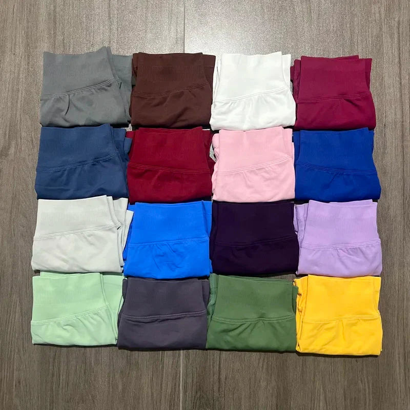 🌷🌷Women's Impact Low Waist Seamless Yoga Scrunch Bum Gym Shorts Workout Biker Short Stretch Fitness Shorts